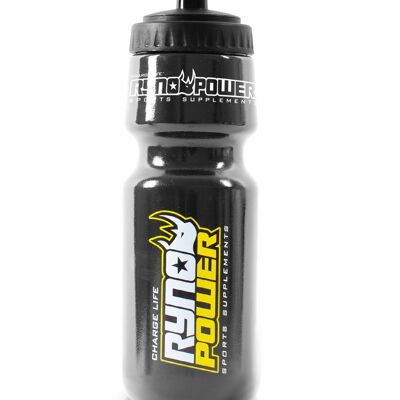 Schwarze Sport-Fahrradflasche (BPA-frei)