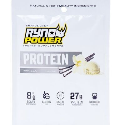 PROTEIN Premium Whey Vanille Poudre | Portion unique - (100 % de réduction)