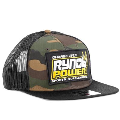 Casquette snapback camouflage en maille