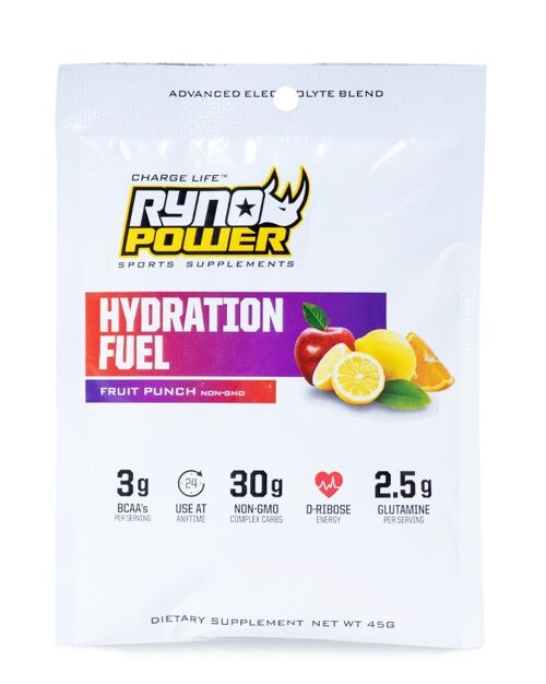 HYDRATION FUEL Fruit Punch Electrolyte Drink Mix | Single Serving