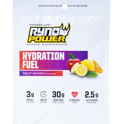 HYDRATION FUEL Fruit Punch Electrolyte Drink Mix | Porción individual