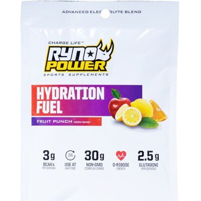 HYDRATATION FUEL Mélange pour boisson électrolyte au punch aux fruits | Portion unique