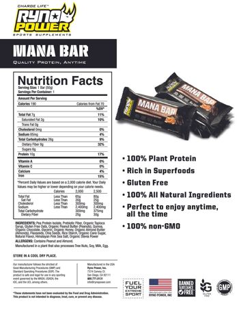 Barre Protéinée MANA Chocolat Beurre de Cacahuète | Barre unique - (100 % de réduction) 3