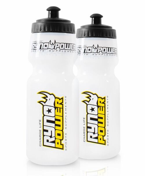 Sport Cycling Bottles - Double Pack - Black