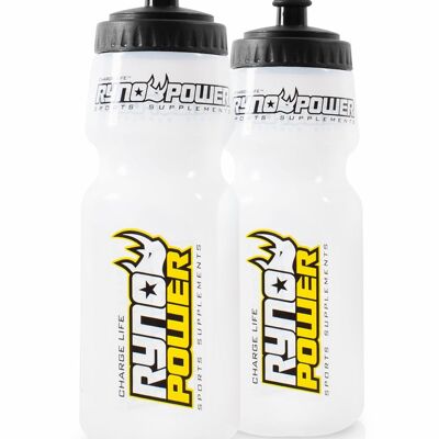 Sport Cycling Bottles - Double Pack - Black