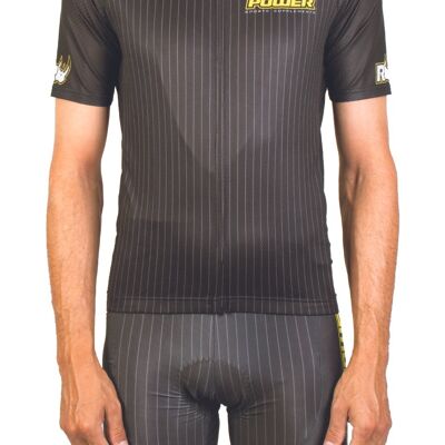 Kit de ciclismo Ryno Power - Edición deportiva - Rayas negras - Pequeño