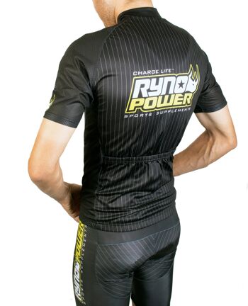 Kit de cyclisme Ryno Power - Édition Sport - Rayures noires - Grand 3
