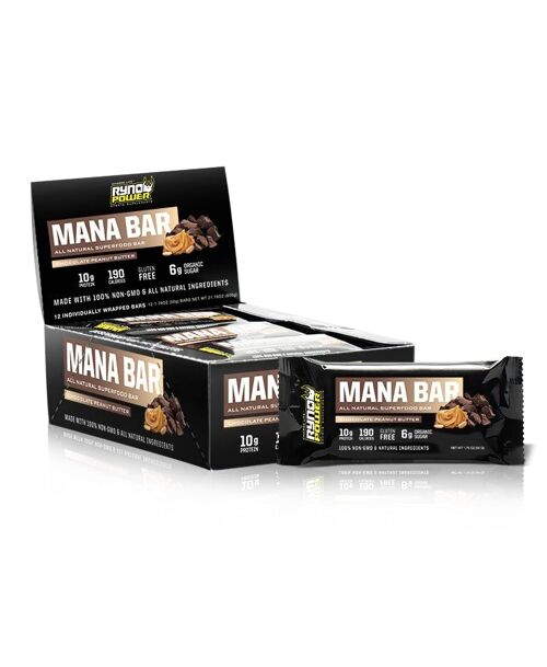 MANA Protein Bar Chocolate Peanut Butter | Box of 12