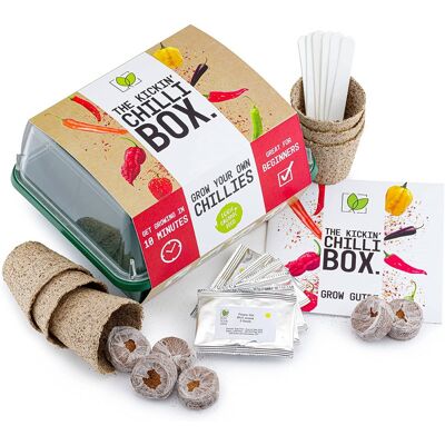 The Kickin' Chilli Box - Grow Your Own Spicy Chilli's