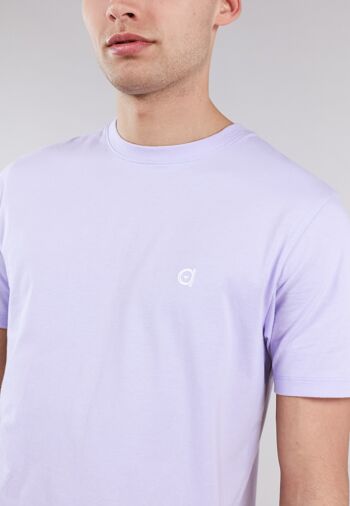 t-shirt lilas à faible émission de carbone 3