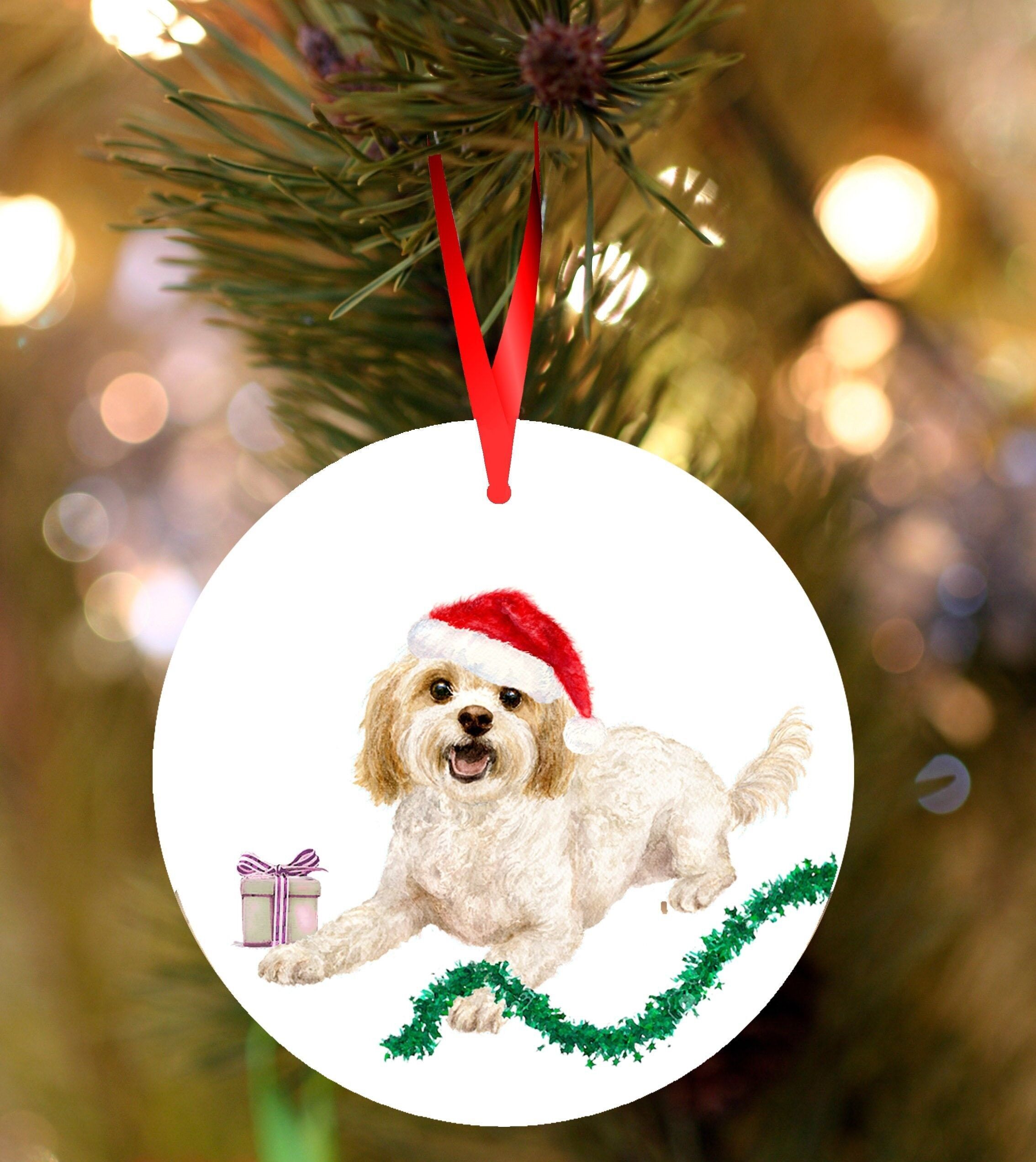 Cavachon christmas ornament sale