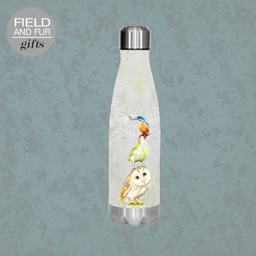 Birds of a feather , insulated water bottle, keeps your drink Hot or Cold