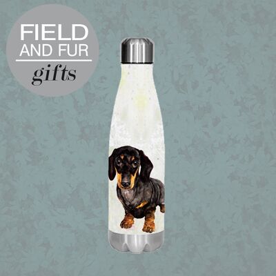 Danny, Dachshund , insulated water bottle, keeps your drink Hot or Cold