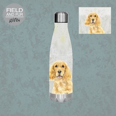 Mimi Golden, Cocker Spaniel, isolierte Wasserflasche, hält Ihr Getränk heiß oder kalt