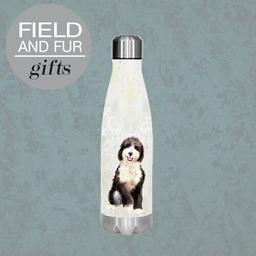 Shap, Sheepadoodle, insulated water bottle, keeps your drink Hot or Cold