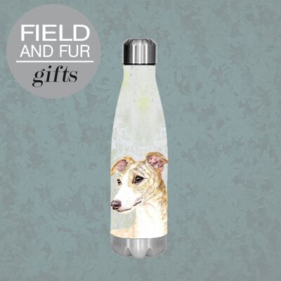 Josie, Whippet, bouteille d'eau isotherme, garde votre boisson chaude ou froide