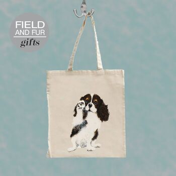 Babs, Cavalier King Charles Tote Shopping Bag 1
