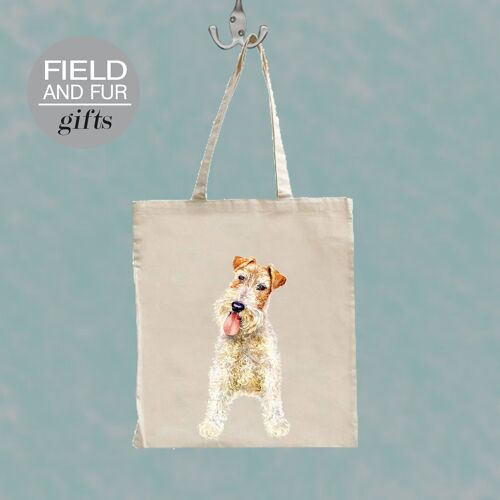 Benjamin, Fox Terrier Tote Shopping Bag