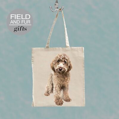 Doulgas, Tan Labradoodle Tote Sac à provisions