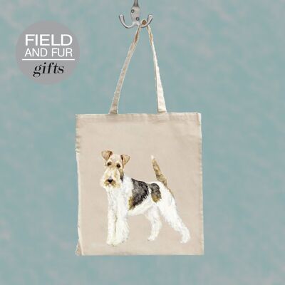 Eddie, Fox Terrier Tote Shopping Bag