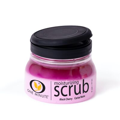 ONE MINUTE MANICURE Scrub Black Cherry, 283 gr