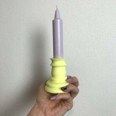 Summer Morning Studios x NAC NAC Candlestick - Neon/Lilac