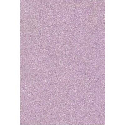 Tessuto termoadesivo glitter 21x30cm Lavanda