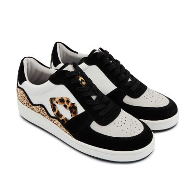 Loulou-Blanc Noir Leopard