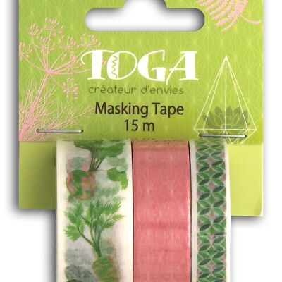 3 Masking Tape x 5m Oh My Green