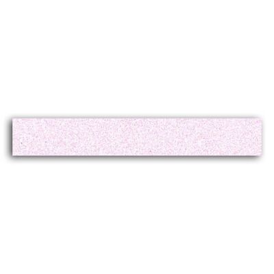 Nastro glitterato - 1,5 cm x 2 m - Rosa pastello