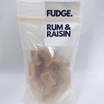 Fudge. Rum & Raisin