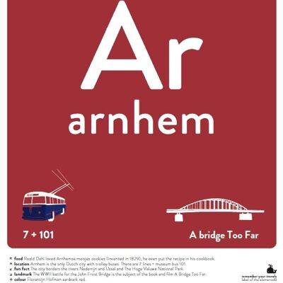 Arnhem - colour A4
