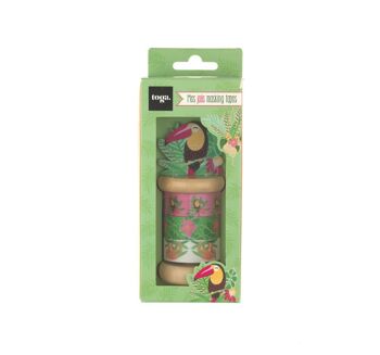 3 rubans mini-masking tapes Tropical Green 2