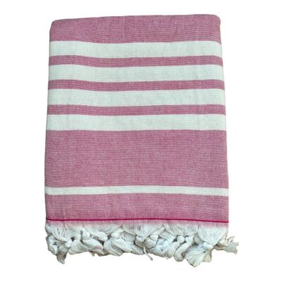 Cotton towel lined toweling Ohana Fuchsia