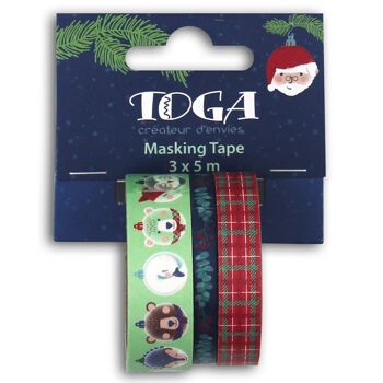 Rubans Masking Tape Scottish Christmas 3