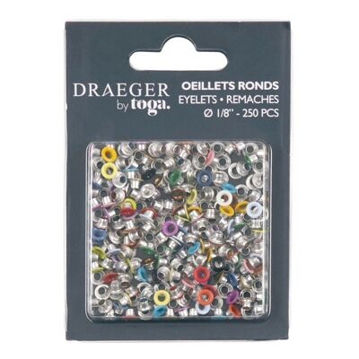 250 round eyelets 1/8