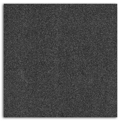 Adhesive glitter paper - 1 sheet 30.5x30.5 - Black