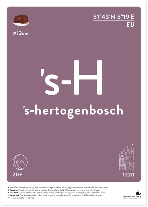 's-Hertogenbosch - colour A3