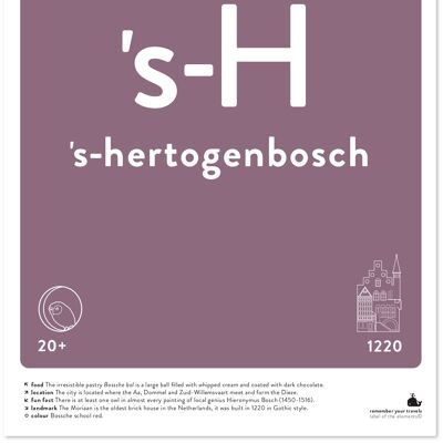 's-Hertogenbosch - colour A3