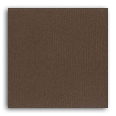 Papier uni Mahé 2 – 1 feuille 30,5x30,5 – Chocolat