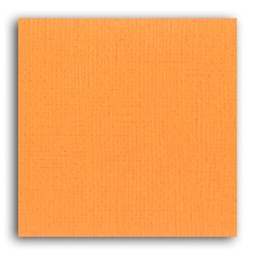 Papier uni Mahé 2 – 1 feuille 30,5x30,5 – Orange