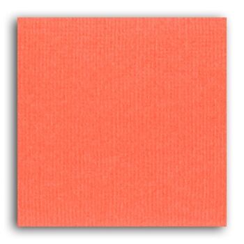 Papier uni Mahé 2 – 1 feuille 30,5x30,5 – Mandarine