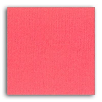 Mahé 2 plain paper - 1 sheet 30.5x30.5 - Coral Pink