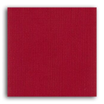 Papier uni Mahé 2 – 1 feuille 30,5x30,5 – Rouge Cerise