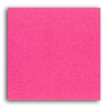 Papier uni Mahé 2 – 1 feuille 30,5x30,5 – Rose Fuchsia