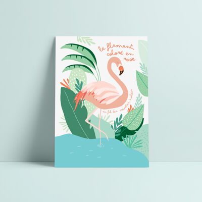 Flamingo-Karte