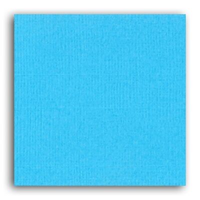 Papier uni Mahé 2 – 1 feuille 30,5x30,5 – Bleu Ciel