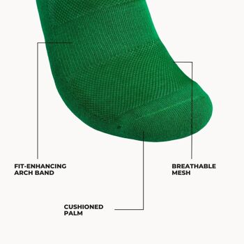 Chaussettes athlétiques - Vert audacieux 4