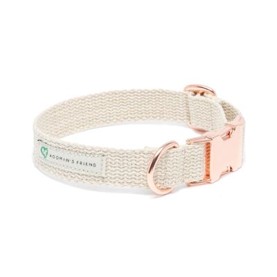 Dog Collar Hemp | Eco-friendly | Plastic-free | Handcrafted | Medium