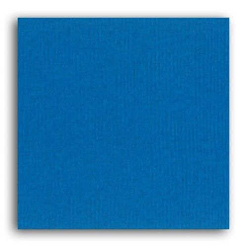 Papier uni Mahé 2 – 1 feuille 30,5x30,5 – Bleu Dur